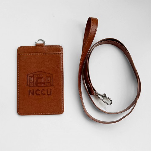 NCCU四維堂皮革雙層證件套_焦糖棕 NCCU四維堂皮革雙層證件套_焦糖棕